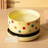 Ceramic Pet Heated Water Bowl Cartoon Intelligent Temperature Adjustable Thermostatic Water Container Multifunction Stable
