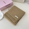 Autumn and Winter New Solid Color Knitted Wool Scarf Student Versatile Warm Scarf