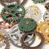 50g 100g Mixed Steampunk Gears Cogs Charms Pendant DIY Antique Metal Beads for Bracelets Crafts Jewelry Making Components