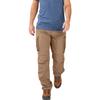 DECATHLON FORCLAZ TRAVEL100 Hiking Durability Solid Color Slim Cargo Pants Men's Brown