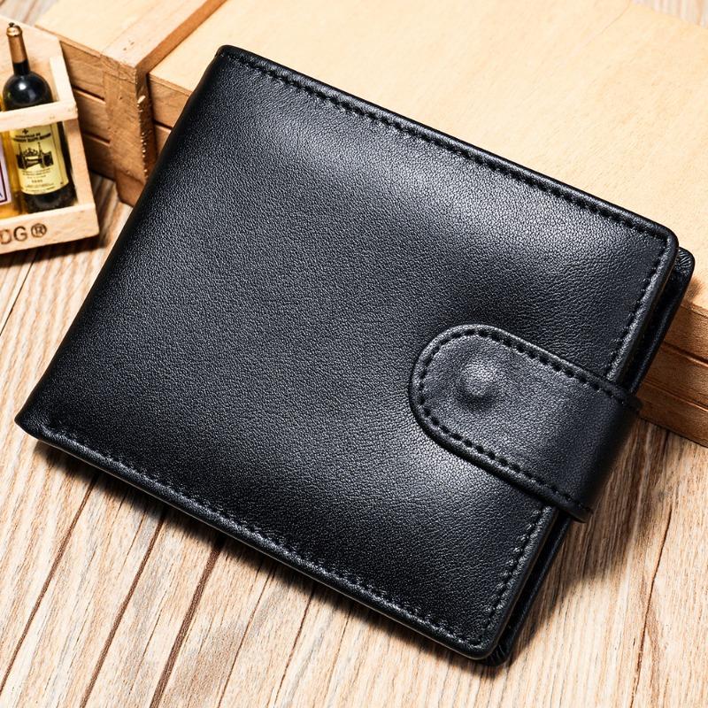 Portafoglio da uomo Portafoglio in pelle Portafoglio porta monete Grande capacità Pochette Multi-carta Casual Retro