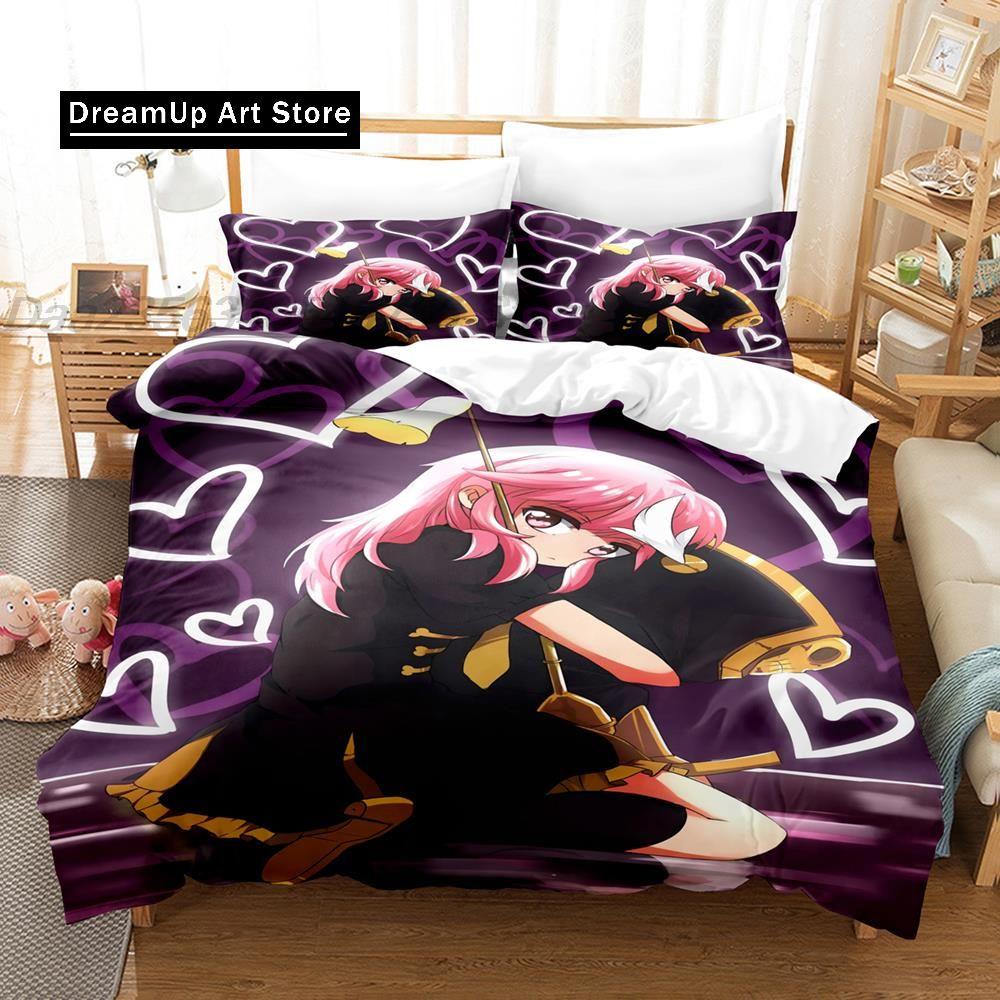 Fashion 3D Print Cartoons KILL La KILL Bedding Set Single Twin Full Queen King Size Bed Set Adult Kid Bedroom Duvet Cover Sets