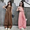 Girls Summer Design Clothes Set Sling Tank Top+ Wide Leg Pants 2pcs Junior Kids Suit Teen Child Clothing Outfits