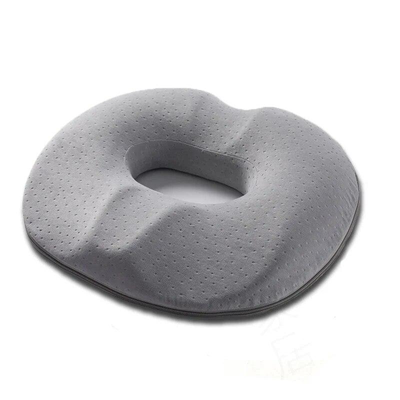 Memory Cotton Office Seat Cushion Postoperative Male and Female Tailbone Decompression Cushion for Hemorrhoids