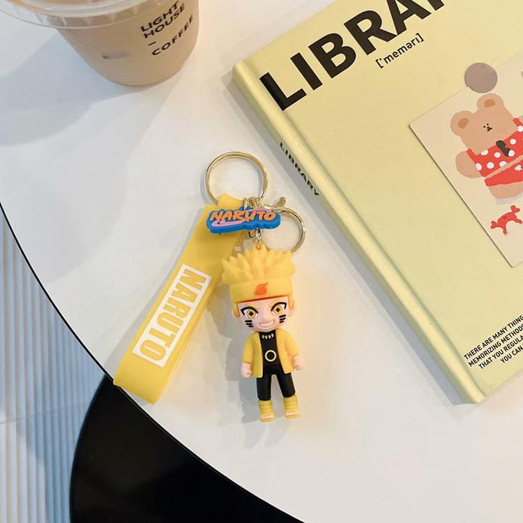Genshin Impact And Naruto Silicone Keychain Figurine Collectible For Anime Fans