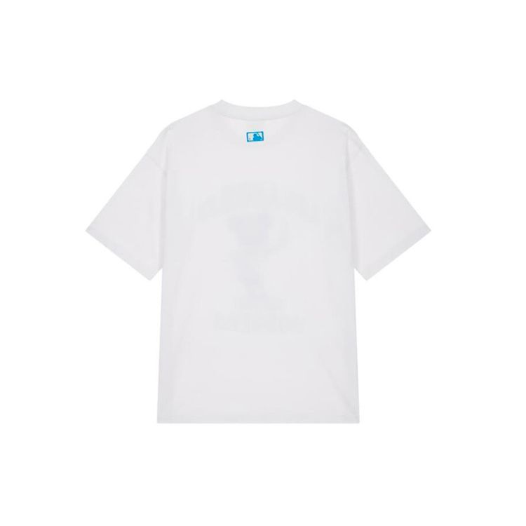 MLB x Disney Collaboration Los Angeles Dodgers Basic Print Crew Neck Short Sleeve T-Shirt Unisex T-Shirt White 31TSK3031-07W