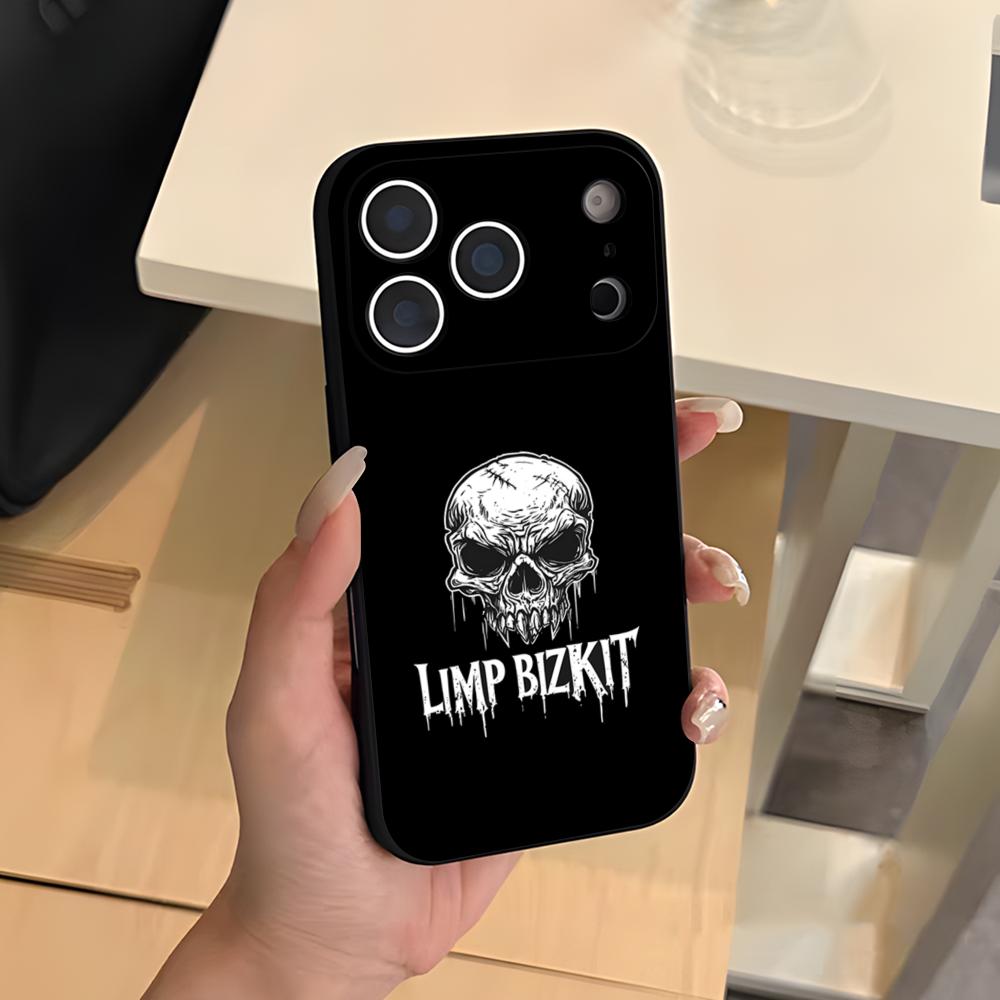 

Rock Band L-Limp Bizkit Phone Case For IPhone 17 Air 16 E Pro Max 15 14 13 Mini 12 Pro 11 Max Plus Black Soft Shell iPhone 14 Plus
