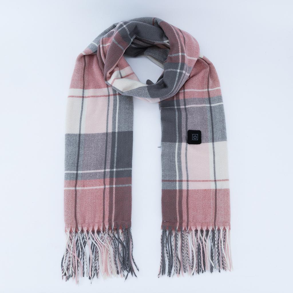 Imitation Cashmere Heating Scarf Solid Color Intelligent Electric Heating Scarf Men's and Women's New Heating Scarf