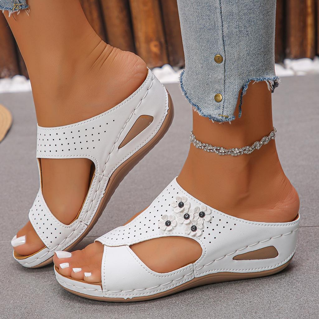 Wedges Slippers Women Summer Shoes Womens Luxury Designer Slippers Slides Women Outdoor Beach Platform Slippers Chanclas Mujer