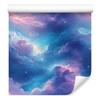 Watercolor Galaxy Wallpaper Blue, Purple Background 50x1000