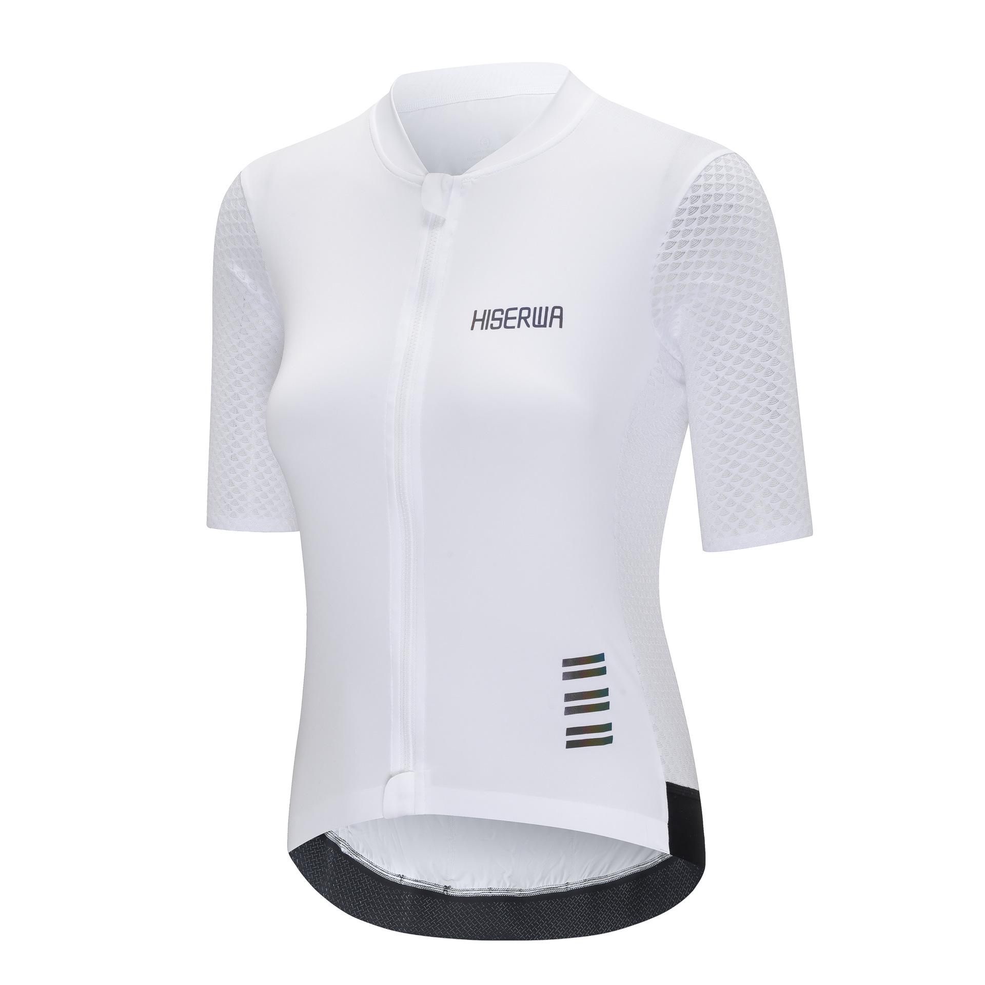 

Hiserwa Clearance Women s Quick-Drying Breathable Cycling Jersey Medium белый