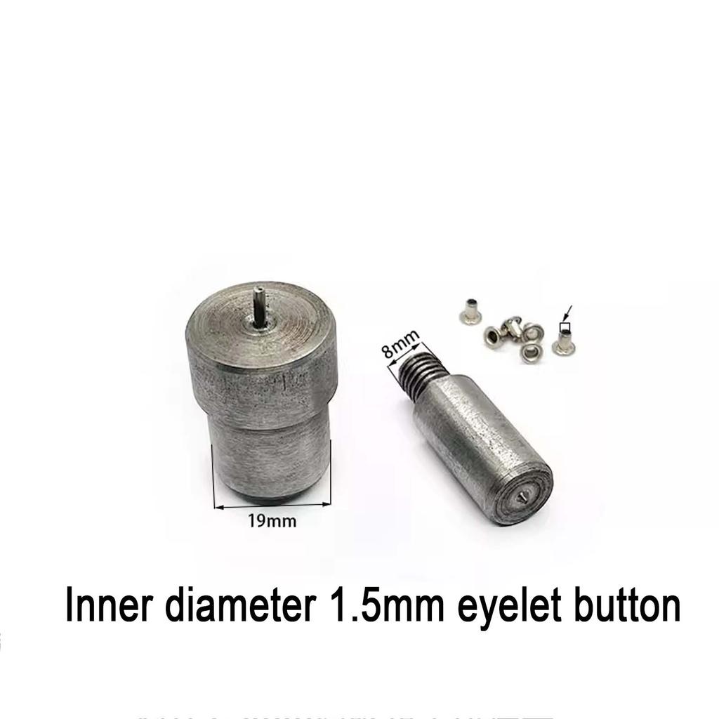 1.5~12mm Eyelet Button Hand Pressing Mold, DIY Eyelet Button Manual Installation Dies