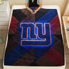 New York Giants2 Flannel Blanket, High Quality Comfortable for All Seasons, Home Decor, Warmth and Comfort
