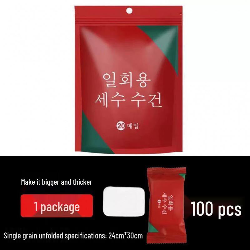 Thickened Travel Disposable Face Towels - Compressed, Comfortable, Soft, and Ideal for Home or Business Trip.