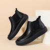 Men's Fashionable Genuine Leather Chelsea Boots - Versatile British Style Slip-On Shoes