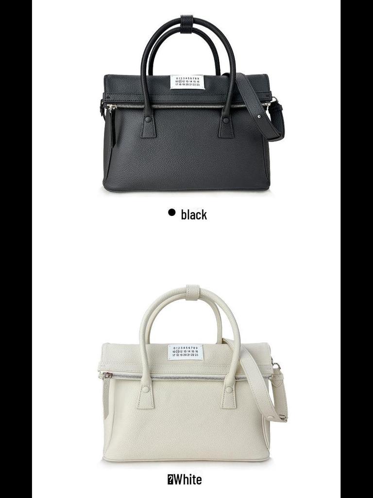 2024 Herbst/Winter Koreanischer Stil Litschimuster Leder Umhänge-Handtasche