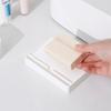 Once White Draining Bathroom Kitchen Soap Dish
