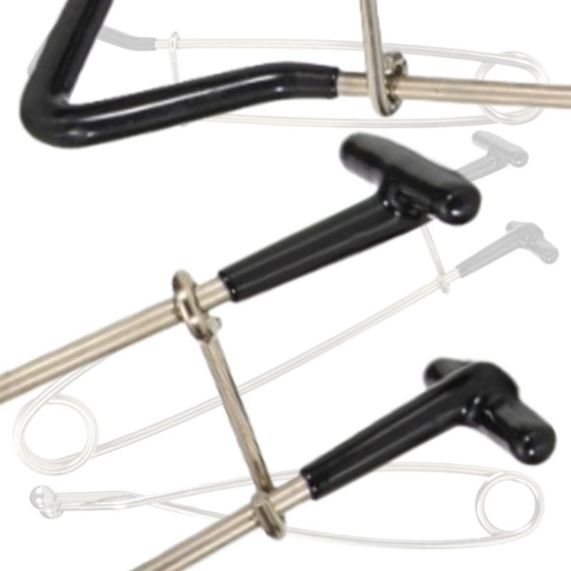 3 Stück Fischmaul-Kiefernschieber Fischhakenentferner Extraktoren Maulöffner Spreizer Süßwasser Salzwasser Angelgerät Werkzeug