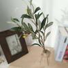 With Olive Fruit Simulated Olive Leaf Handmade Fake Olive Tree Branches  Hotel Restaurant