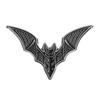 Trendy Halloween Bat Brooch: Dark Bat with Spreading Wings