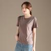RAIN.CUN Women's High-Elastic Slim Fit Short Sleeve T-Shirt
