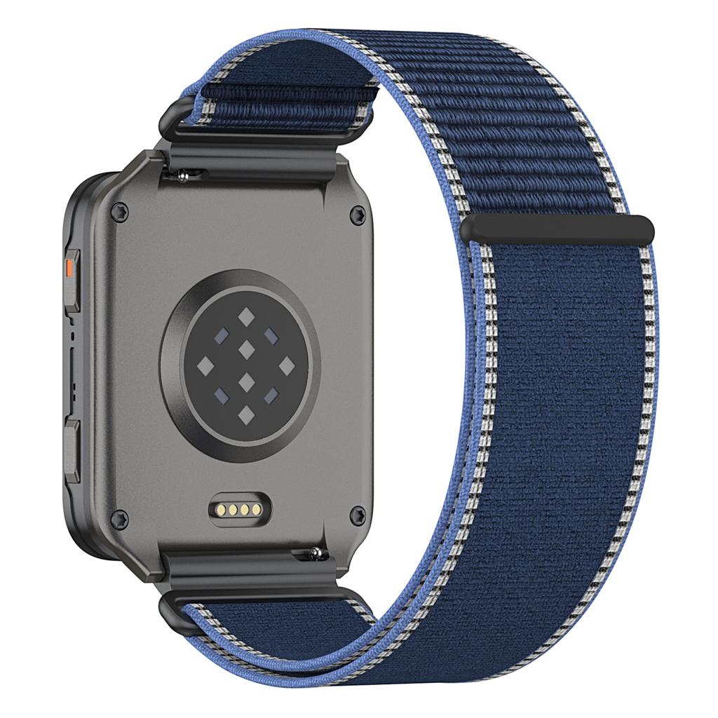 For Garmin Venu X1 Nylon Loop Strap with Metal Connector Quick Release Breathable Watch Band