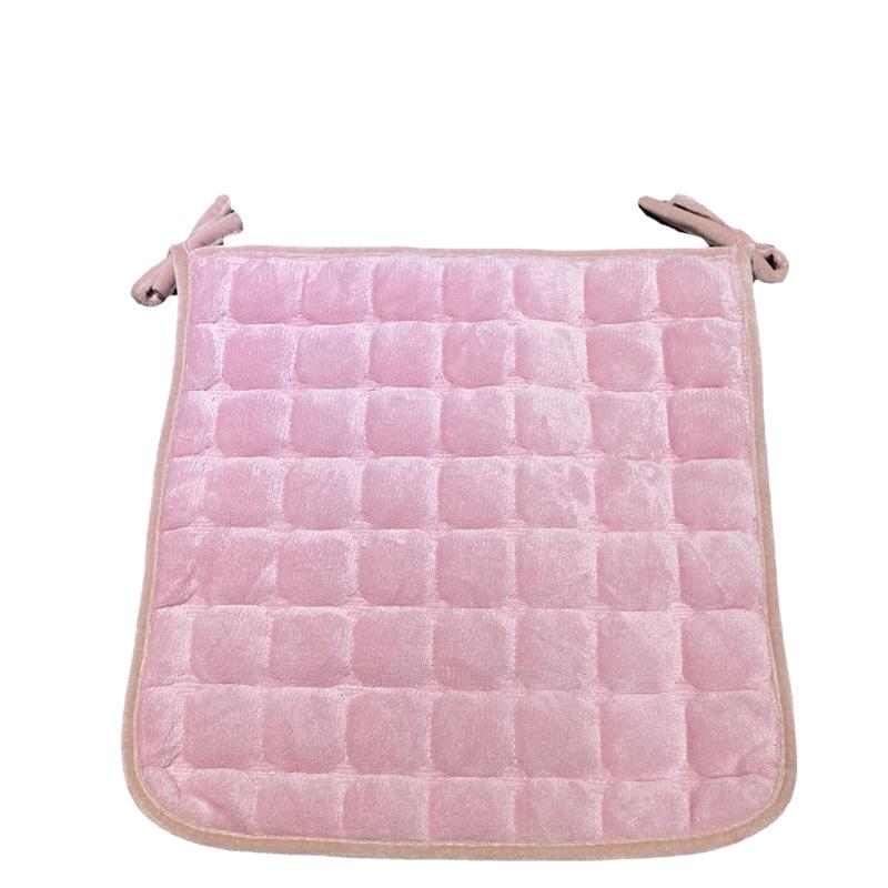 Clearance: Plush Dining Chair Cushion with Ties for Autumn/Winter