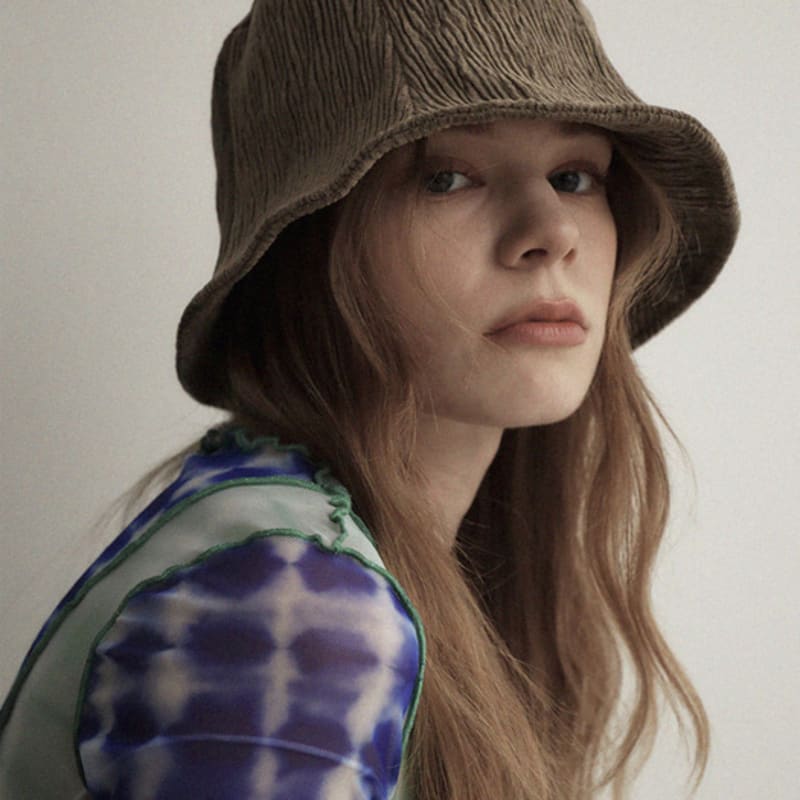 

Марчен ведро шляпа (4color) bronze brown