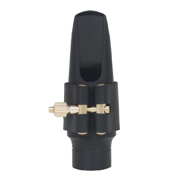 Alto Saxophone Flute-Head Mouthpiece with Plastic Cap & Ligature Easy To Use