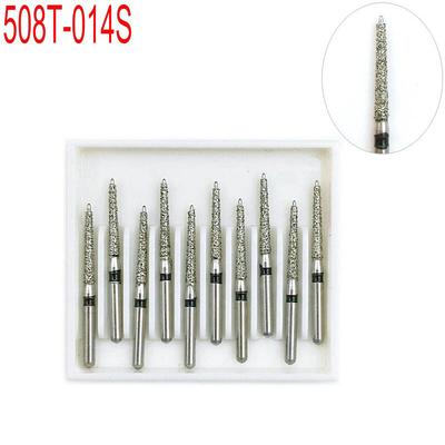 10pcs Dental Diamond FG Burs  High Speed Drill  Super Coarse for Polishing Smoothing Teeth Polishers Dentist Tool 508T-14S