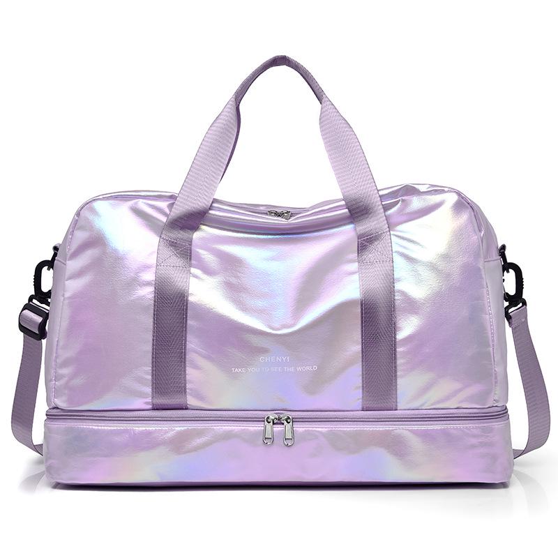 Women's Glossy Sport Yoga Bag 2025 - Stylish Crossbody & Handheld Travel Bag, Ideal for Fitness Enthusiasts.