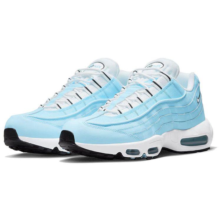 Nike Air Max 95 Blue Chill Męskie Trampki Białe Czarne DZ4395-400