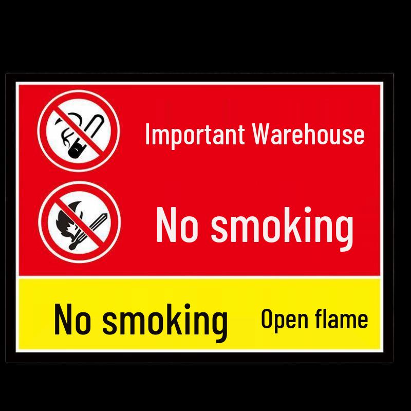 Plastic Fire Safety Warning Sign
