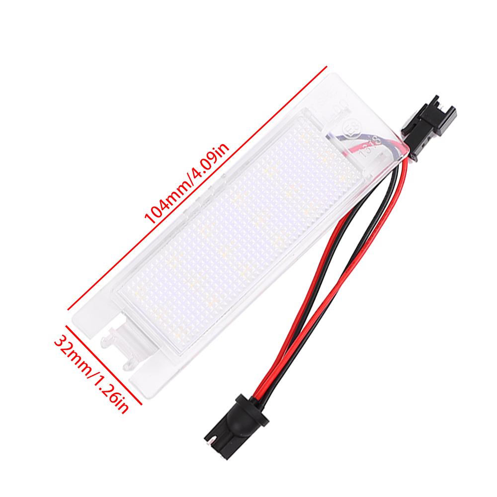 2-teilige fehlerfreie LED-Lizenznummernschild-Lichtlampen für Opel Astra HJK Corsa Zafira Insignia Vectra Meriva Adam oder