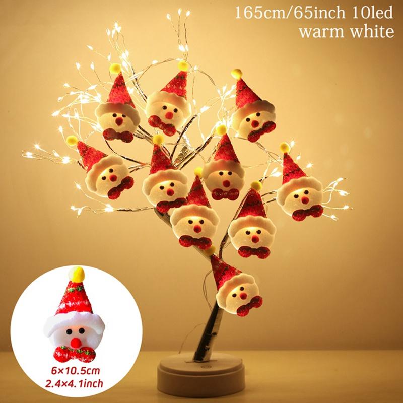 Snowman Christmas Tree Decor Garland Lights Hanging Christmas Ornaments Christmas Decorations for home Navidad Natal New Year