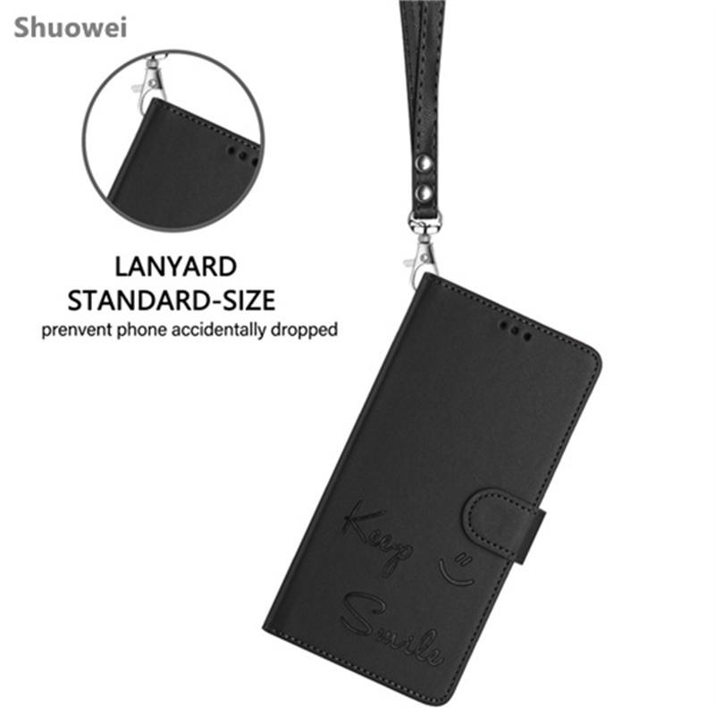 For Realme 11X 12X 11 12 13 Lite Pro Plus + 4G 5G Case Flip Leather Wallet Cover Card Slot Stand Wrist Strap
