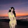Lemon Yellow Swimsuit Women's Bikini Four-piece Split Long-sleeved Meat-covering Vacation Seaside High-end