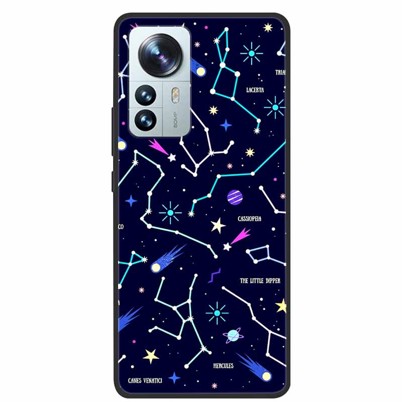 For Xiaomi 12T Pro Phone Case Cover Lion Wolf Black Soft Silicone Case For Xiaomi 12T Pro Back Cover Case 12 T 12TPro Funda Capa