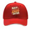 Vintage Gold Year Celebration Typogr Sandwich Baseball Cap Sun Cap Outdoor Workouts Hat