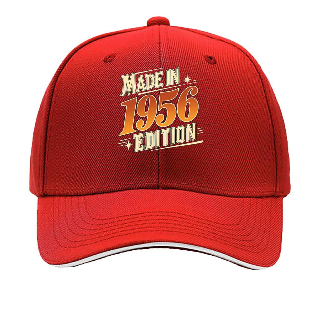 Vintage Gold Year Celebration Typogr Sandwich Baseball Cap Sun Cap Outdoor Workouts Hat