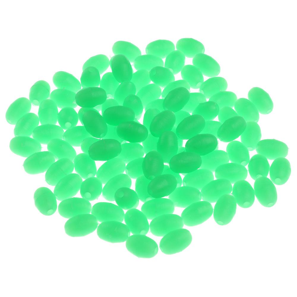 Lure Plastic Treble Hook Fishing Floats Glowing Sink Beads Fishing Beads Fishing Luminous Balls