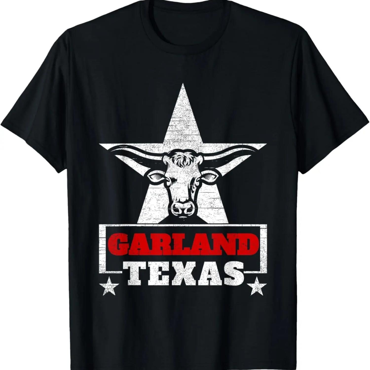 Garland Texas Vacation Family Festival Men Women Kids Gift T-Shirt S чёрный