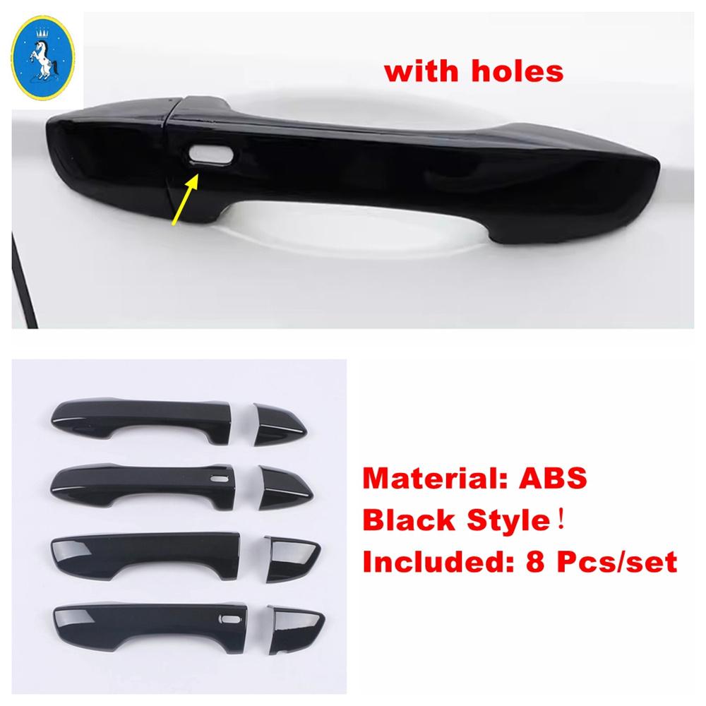 Car Outside Door Pull Doorknob Handle Bowl Decor Panel Cover Trim ABS Accessories For Volkswagen Jetta Mk7