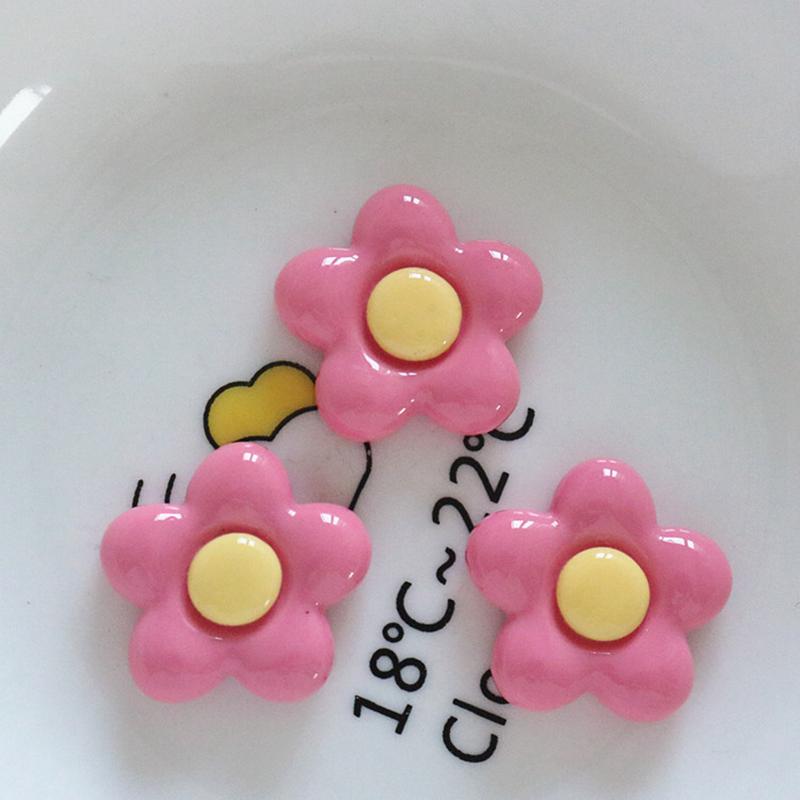 10 Pcs New Fashion Cute Cartoon Rabbit, Girl, Little Bear Resin Scrapbook Diy Jewelry Wedding Hairpin Decorate Accessories A84