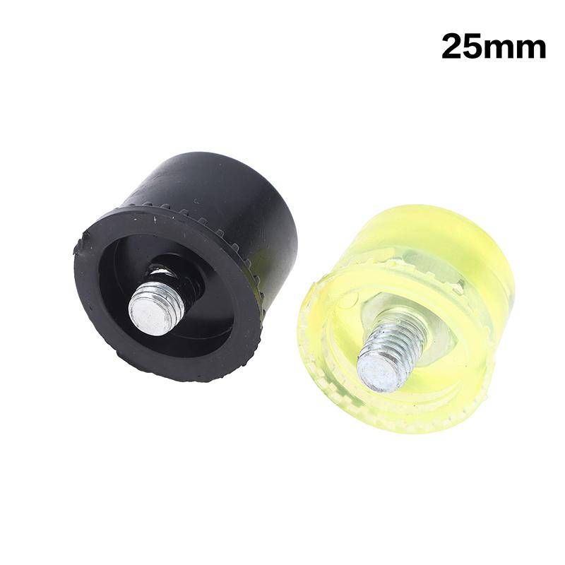 1 пара двухсторонней резины для молотка, головка 25 мм 30 мм 35 мм 40 мм 45 мм, желто-черная, сменная ударная головка для молотка