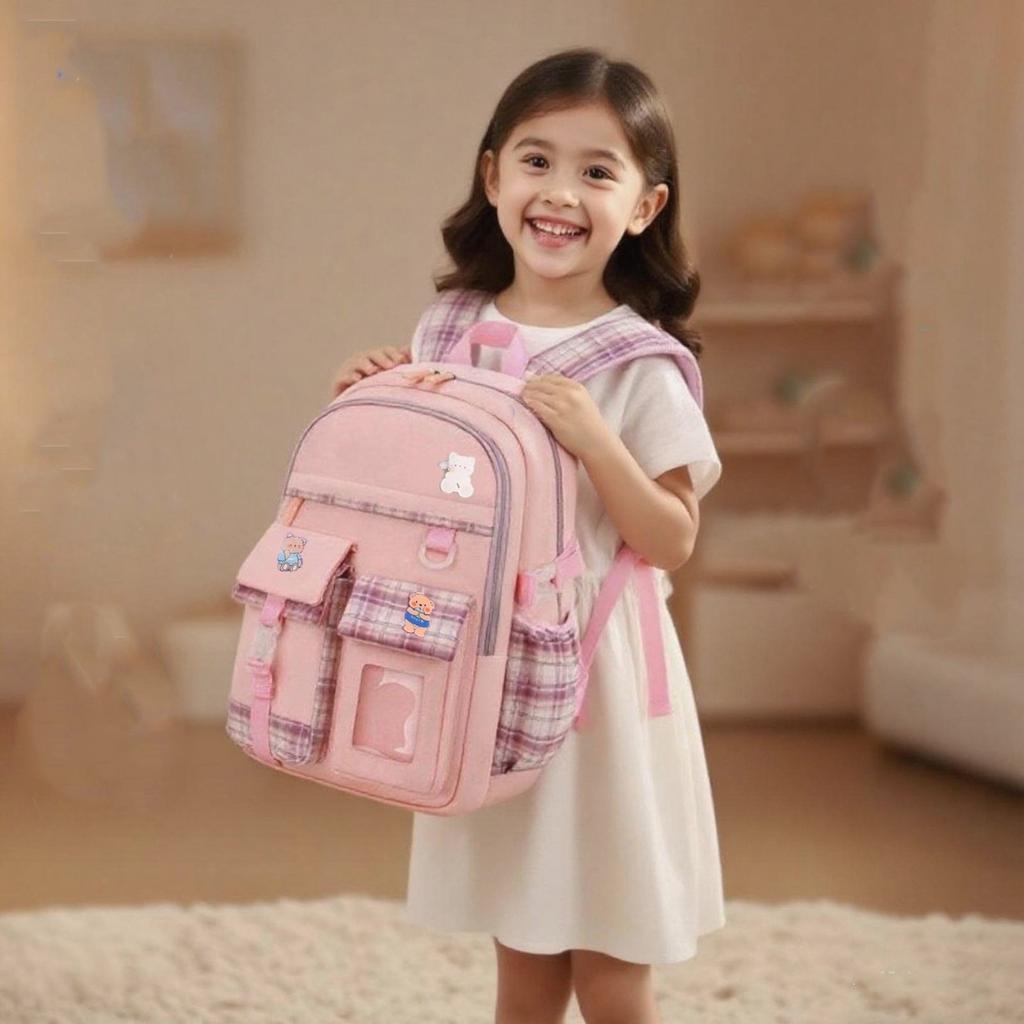 Girl Backpack, Lightweight Children's Backpack, School Backpack, Elementary School Backpack, 6-14 Years Old