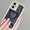 Phone Cover Case for Xiaomi Poco F8 X3 Pro C61 X3 NFC C51 C50 Black White Simple Heart