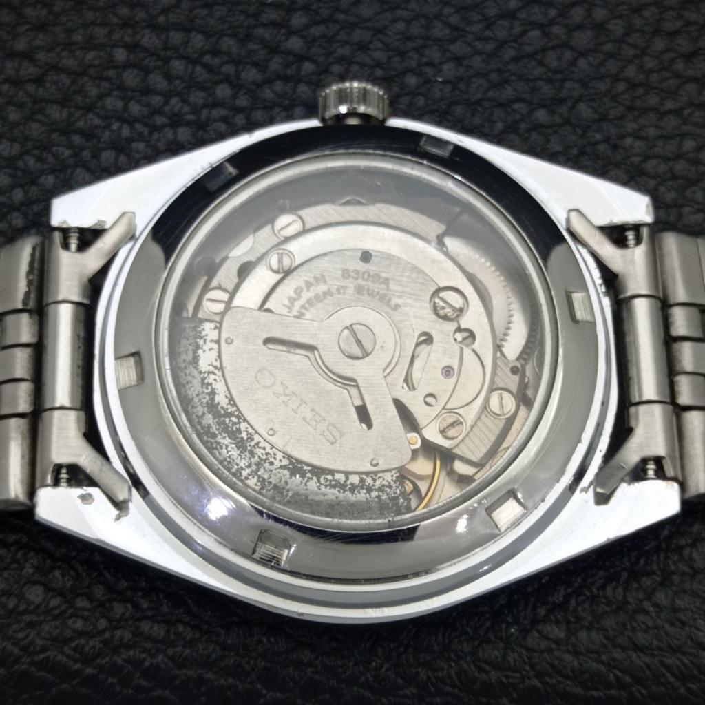 Seiko 5 AUTOMATIC VINTAGE REFURBISHED 6309A JAPAN MENS RED DIAL WATCH A440878-9 Sk-a440878-1