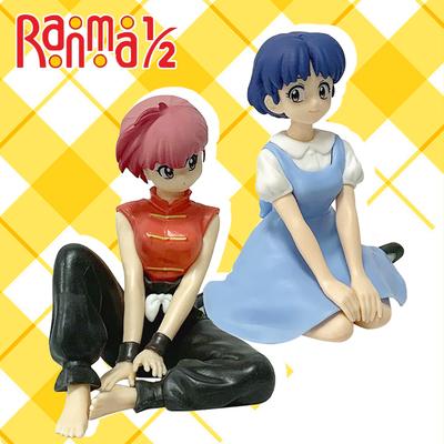 10CM Auf Lager Ranma 1/2 Tendou Akane Ranma PVC Anime Figur Peripherie Kawaii Sitzende Spielzeuge Schreibtisch Auto Ornamente Modell Geschenke