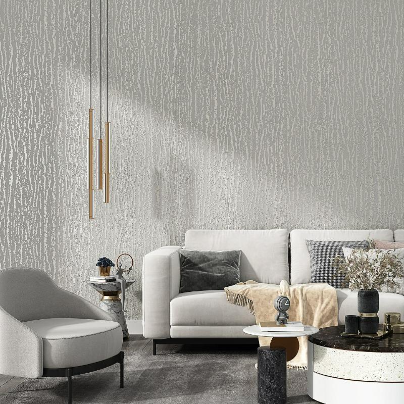 Simple Fine Embossed Self-adhesive Wall Sticker Three-dimensional Concave-convex Texture Roll Wallpaper Store Home Improvement Wall Decoration Sticker